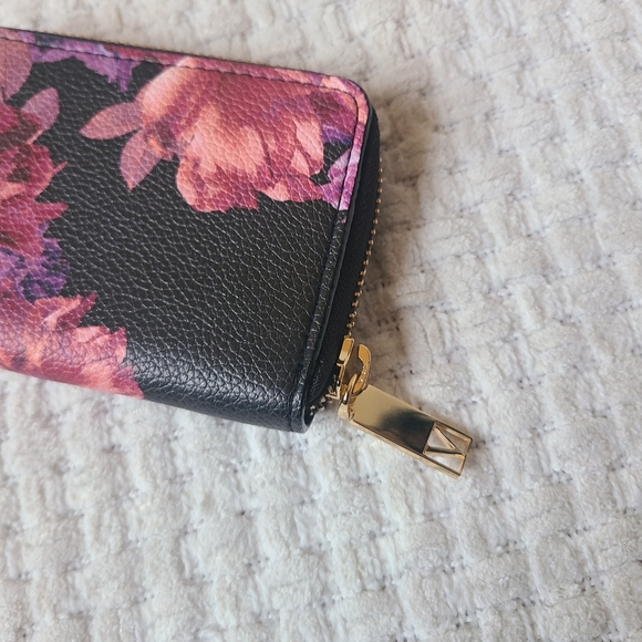 Victoria's Secret Floral Black and Pink Women's Wallet - Picture 3 of 9